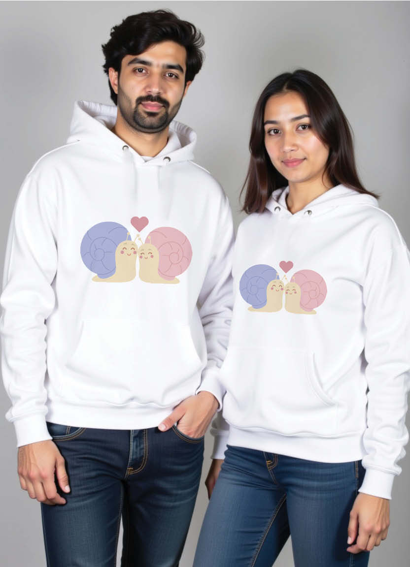 Thumbnail: From Guwahati with Love – Northeast Romance Themed Matching Couple Hoodie Set