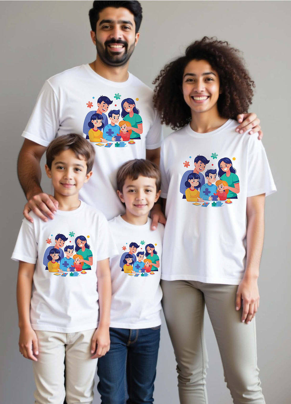 Matching Family T-Shirts – Spread Love & Happiness Together