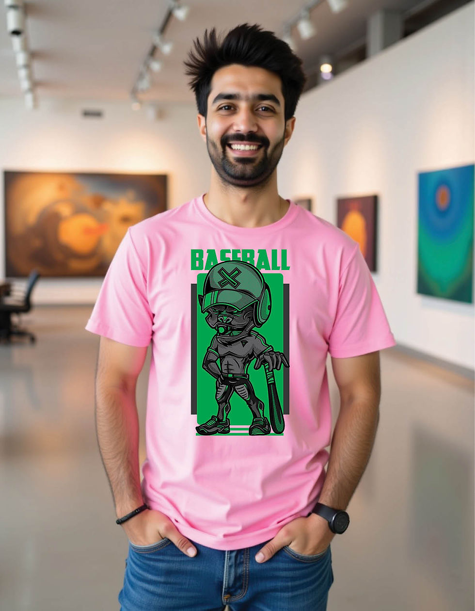 Night Pulse Classic Tee with Lunar Beat Graphic Design Art