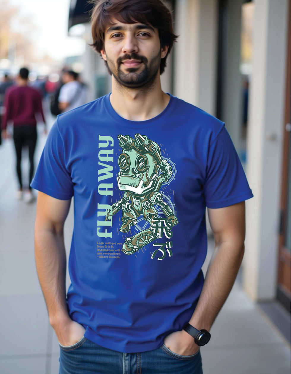 Thumbnail: Rebel Strike Standard Fit Tee with Bold Rebel Bolt Graphic Art