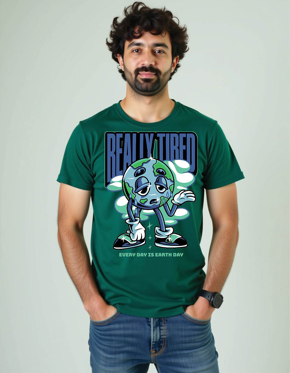 Stereo Mind Graphic Tee in Regular Fit with Boom Box Street Art