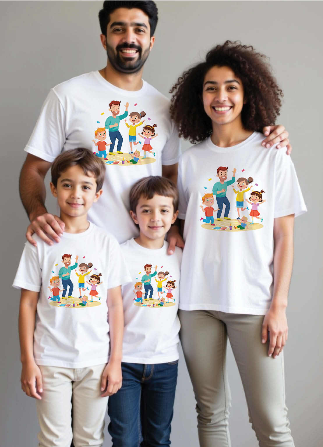 Goa Breeze Family Matching Tees – Perfect for Relaxing Together