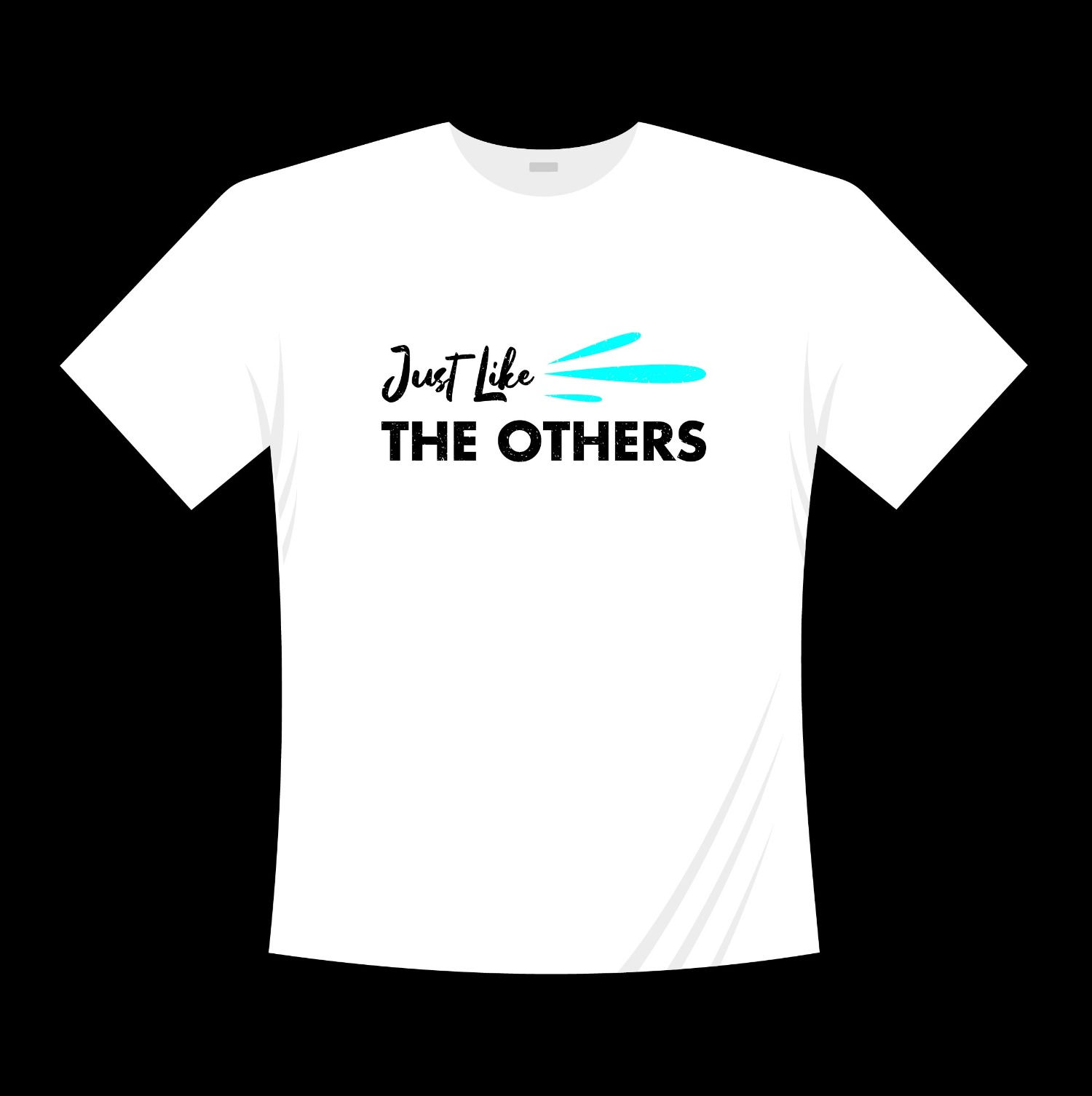 just life others typography printed t shirts