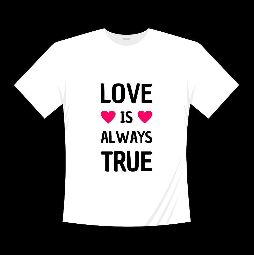 Thumbnail: love is always true typography t shirt you complete my heart typography t shirt