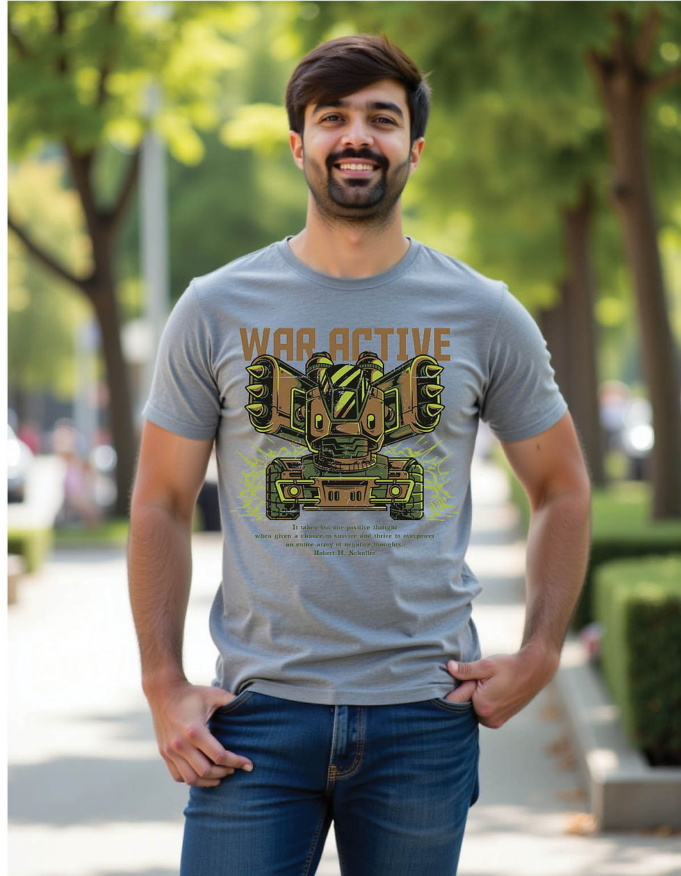 Thumbnail: Chrome Flux Classic Tee with Metallic Flow Graphic in Color