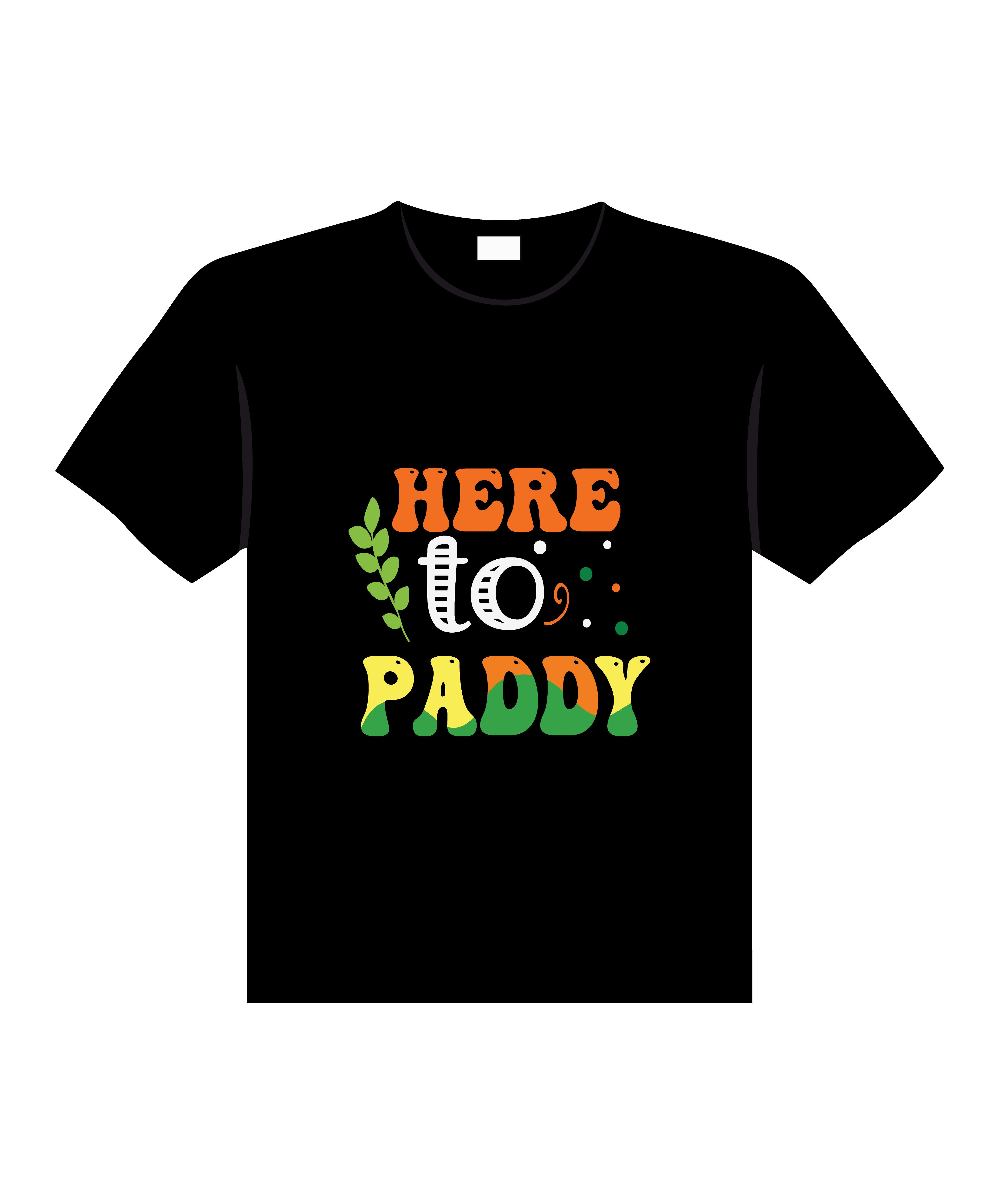 here to daddy typography printed t shirts
