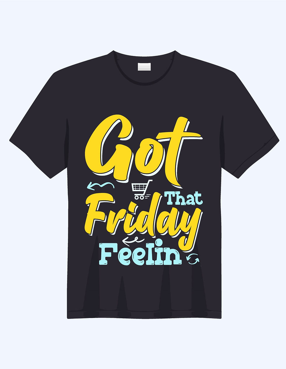 Thumbnail: killing it on black friday typography printed t shirts