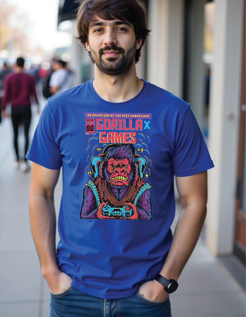 Thumbnail: Brick Rift Regular Streetwear Shirt with Urban Crack Artwork