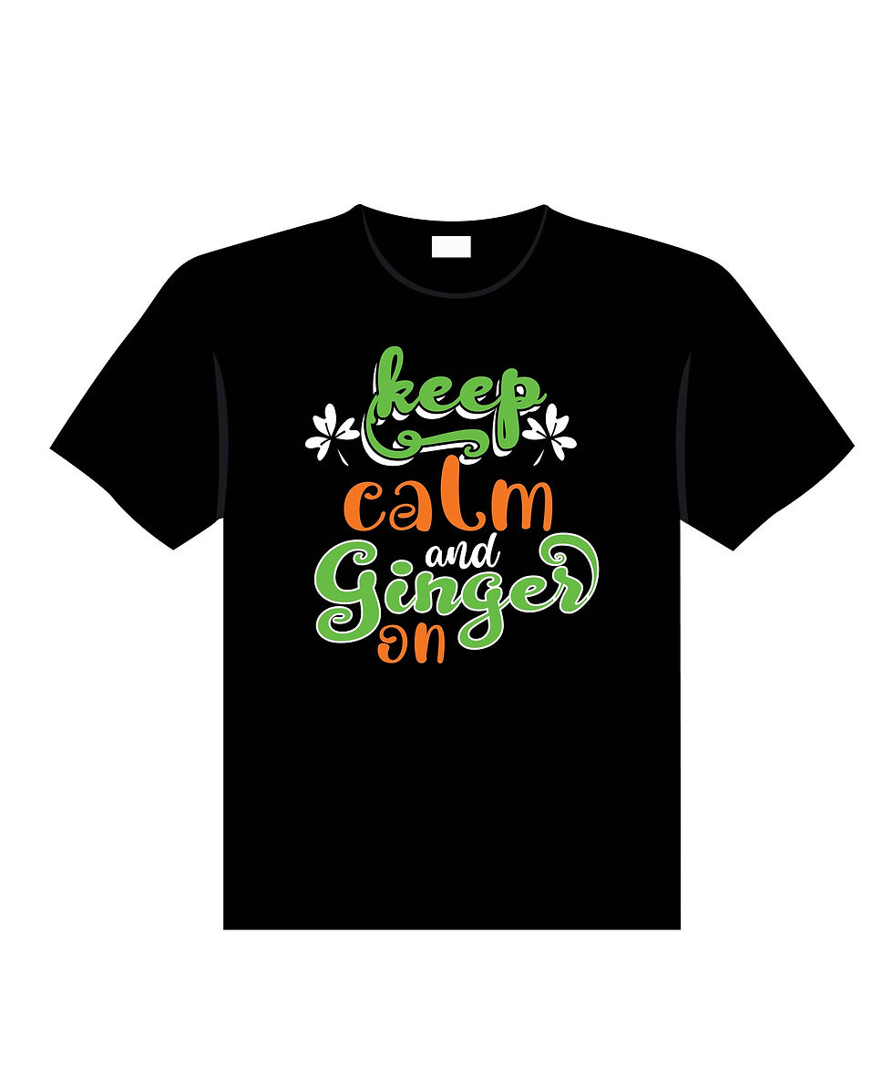 keep calm and going on typography printed t shirts