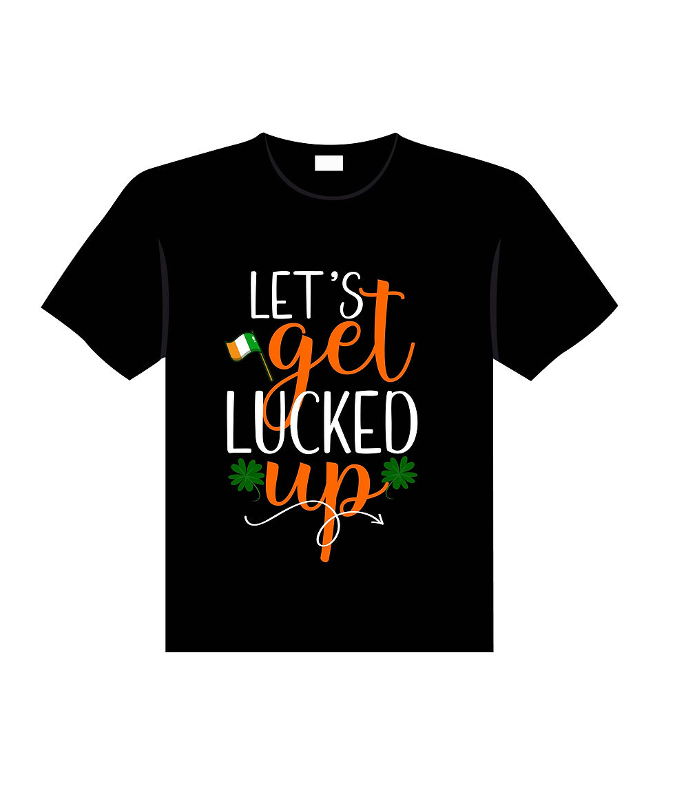 Thumbnail: st patrick s day typography t shirt (41)