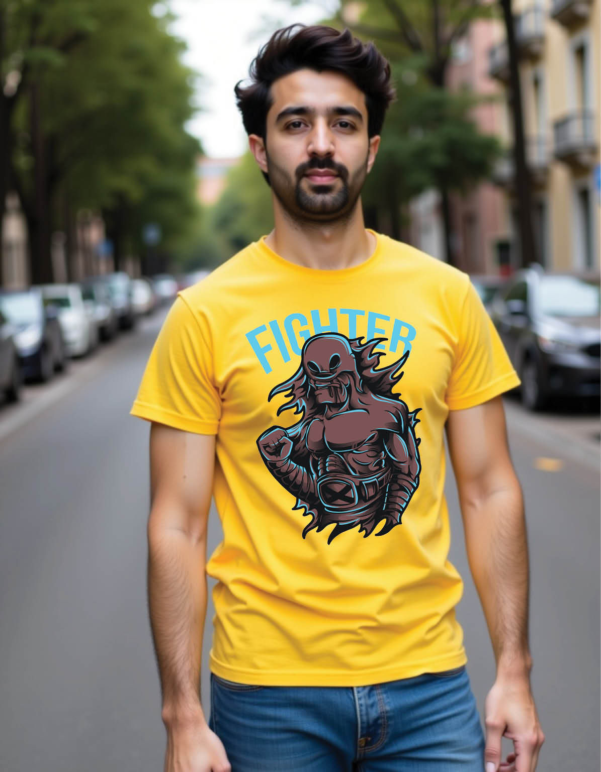 Urban Pulse Standard Crewneck T-Shirt with City Pulse Artwork