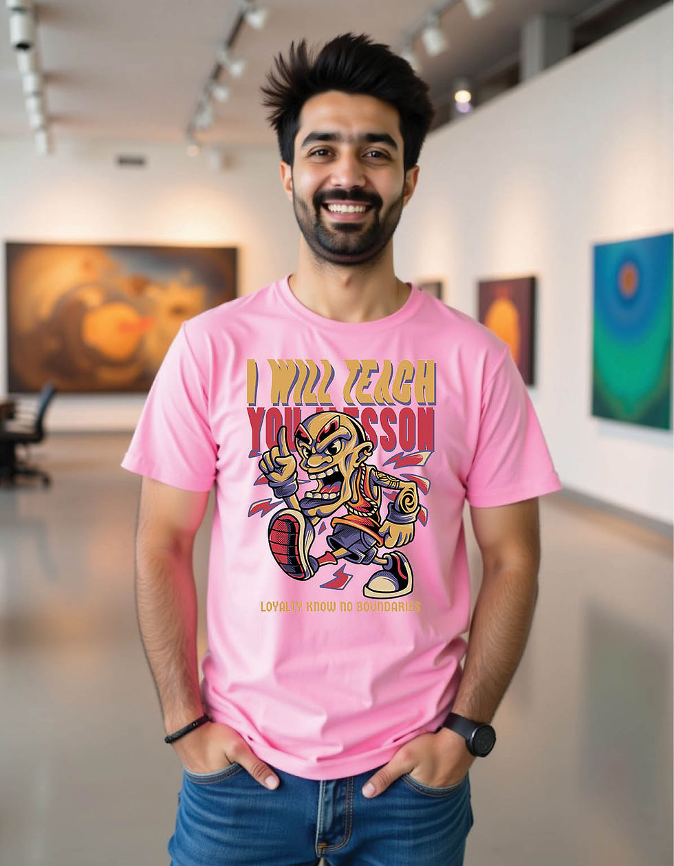 Rage Angel Graphic Tee in Regular Fit with Wings and Graffiti Ink