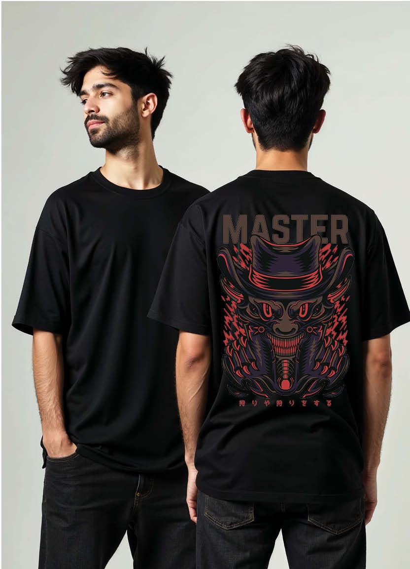 All-Star Streetwear Oversized T-Shirt with Bold Sports-Inspired Prints