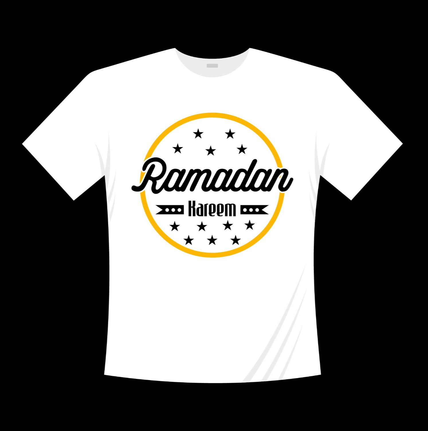 ramadan hareem typography printed t shirts