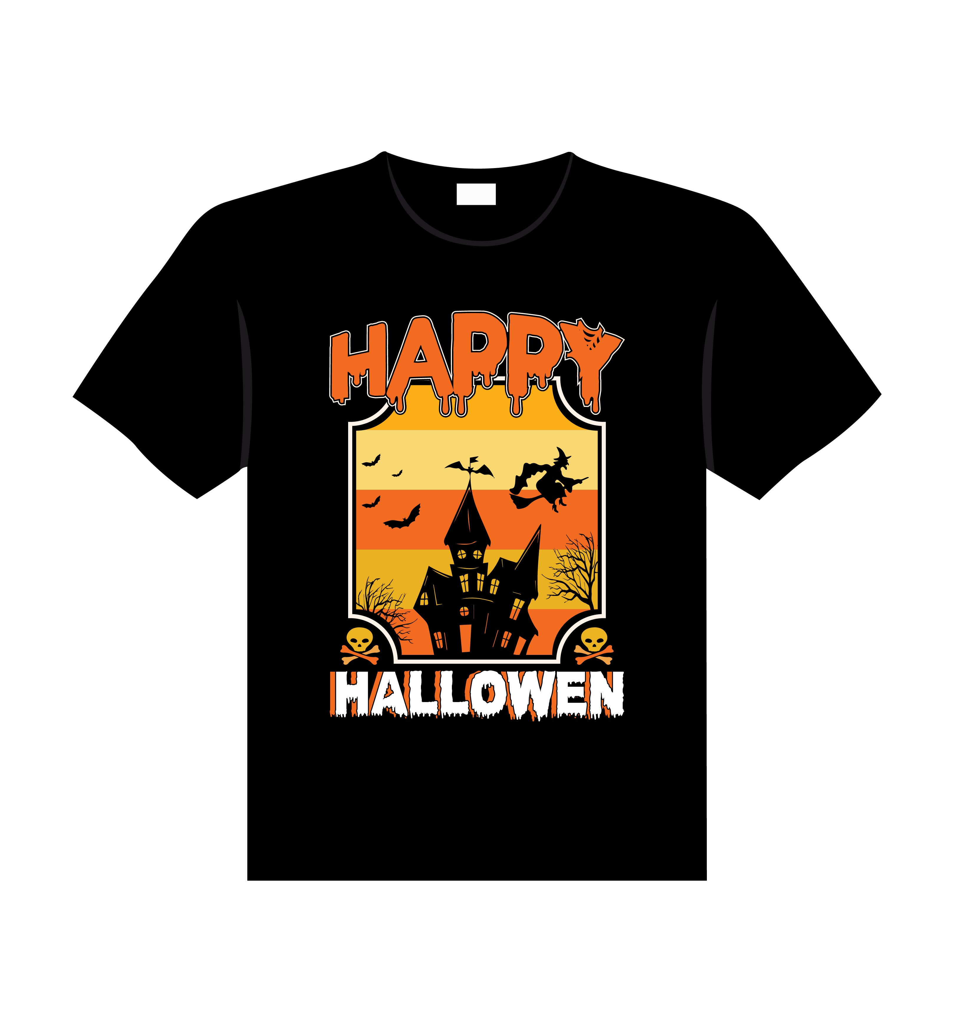 happy hallowen horro graphic t shirt hallowen t shirt
