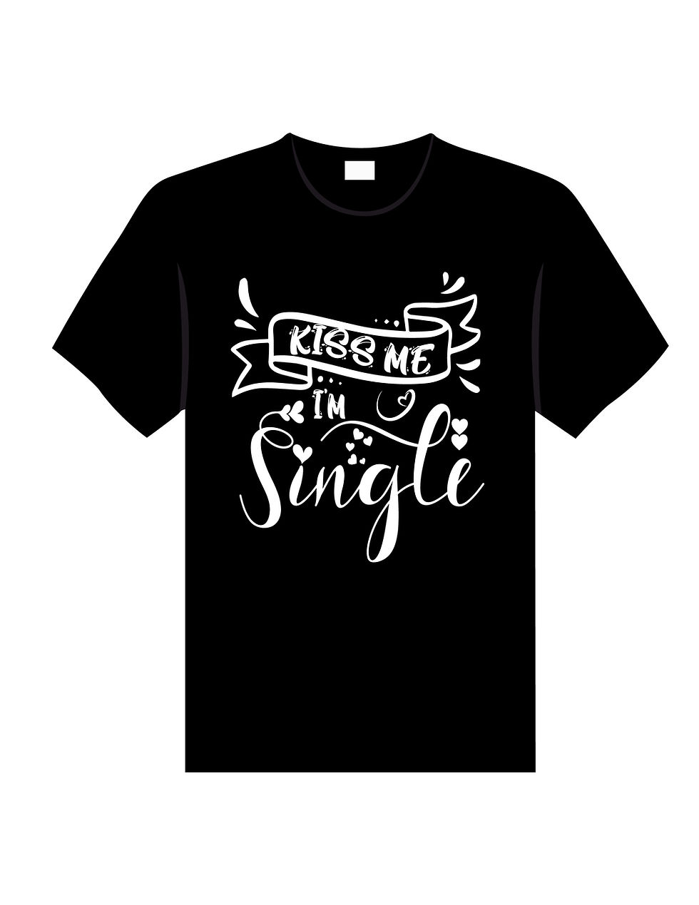 Thumbnail: kiss typography tshirt, kisses valentine t shirt typography lettering