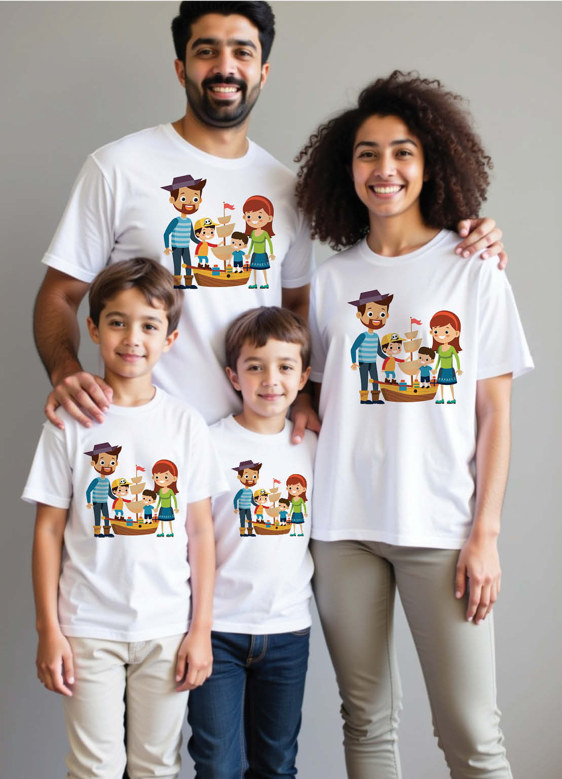 Chennai Tidel Park Family Matching T-Shirts – Urban Style for Parents & Kids