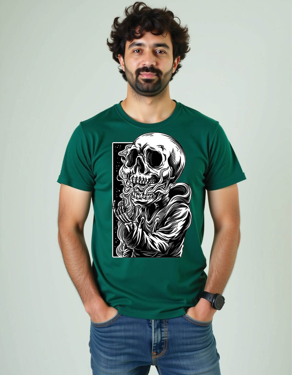 Thumbnail: Neon Rift Classic Tee with Electric Crack Graphic in Color