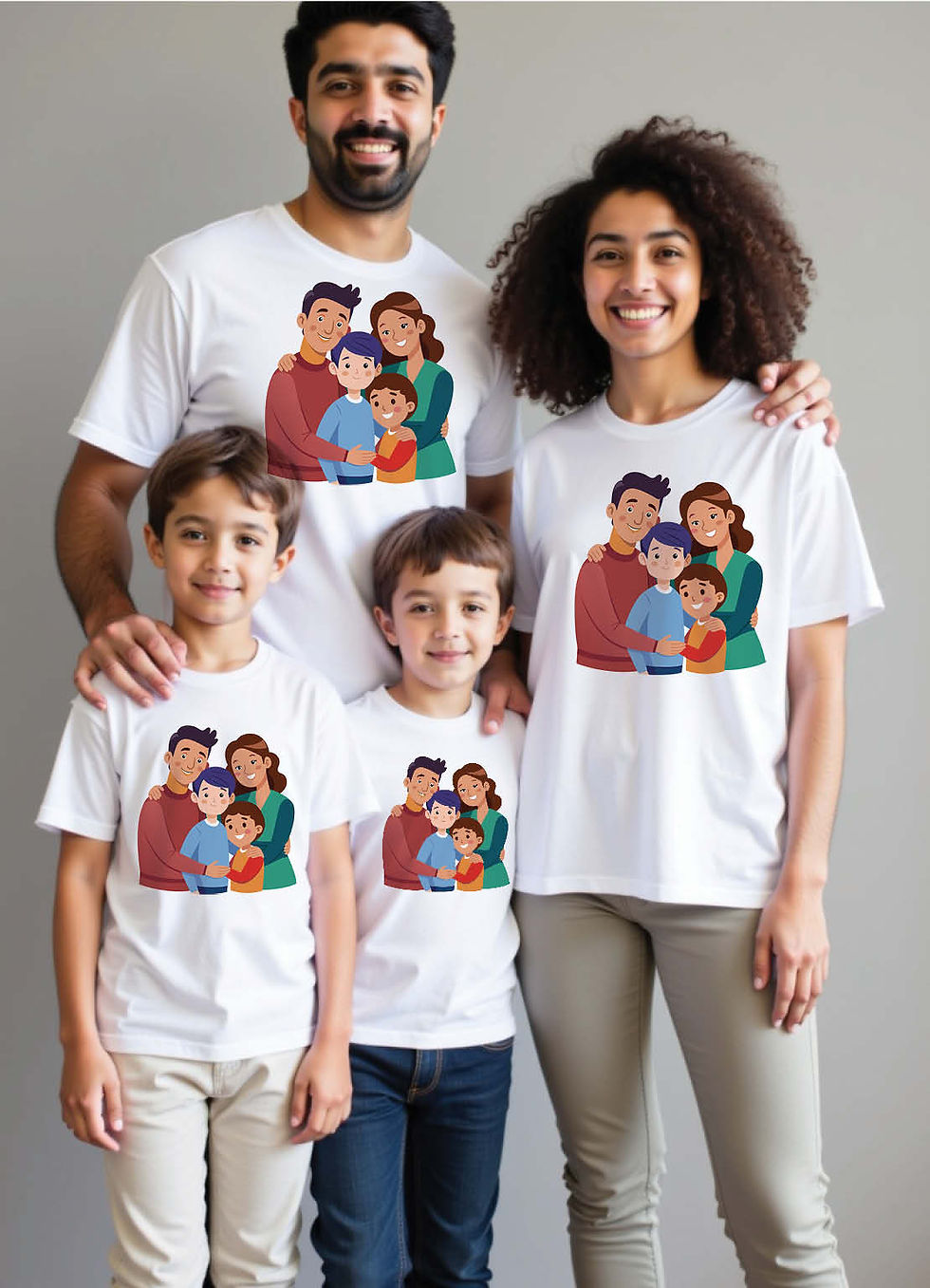 Mumbai Borivali West Family Matching T-Shirts – Bold Urban Prints for All