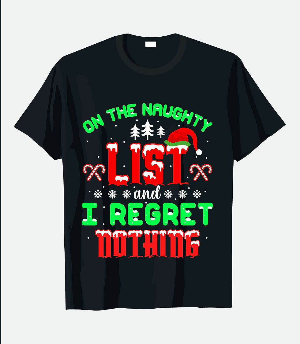 Thumbnail: eat drink be merry christmas t shirt believe miracle christmas t shirt