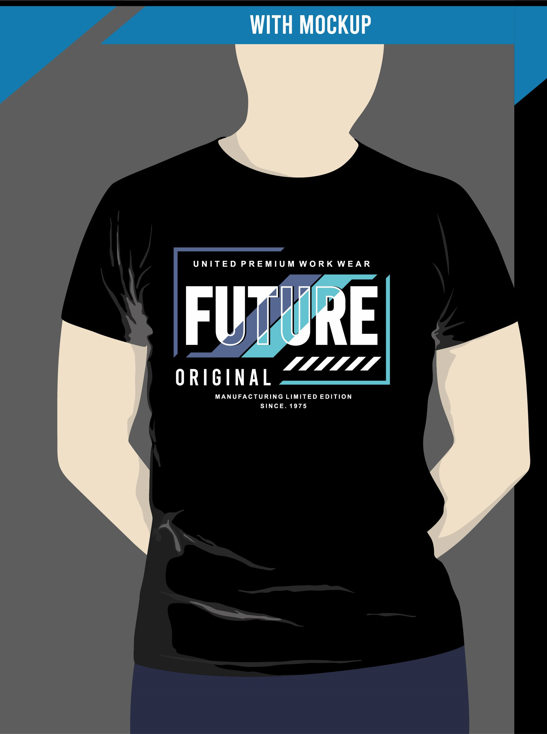 future typography printed t shirts