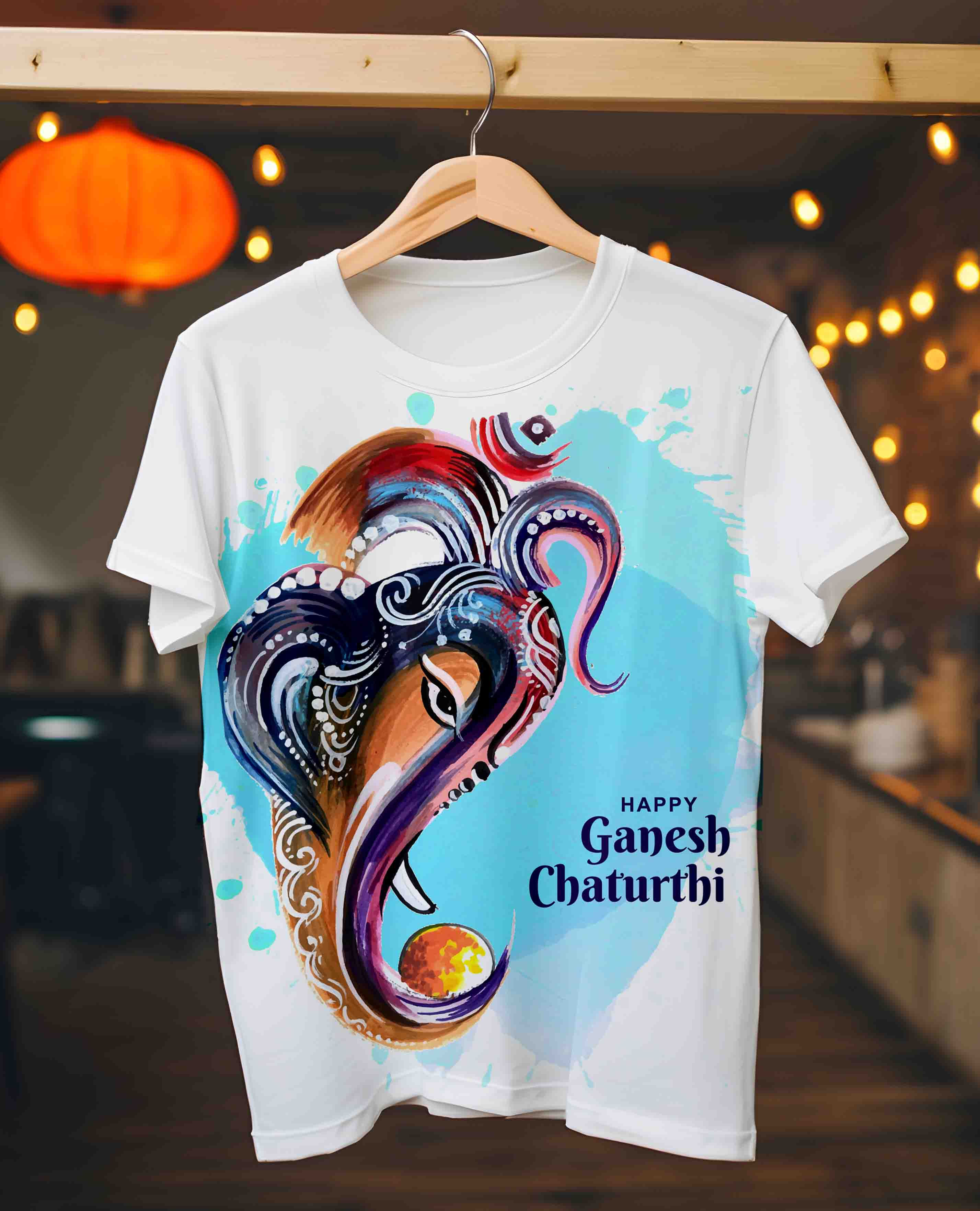 Gwalior Full Graphic Ganesh Chaturthi T-Shirts: Historic City’s Vibrant Festivit
