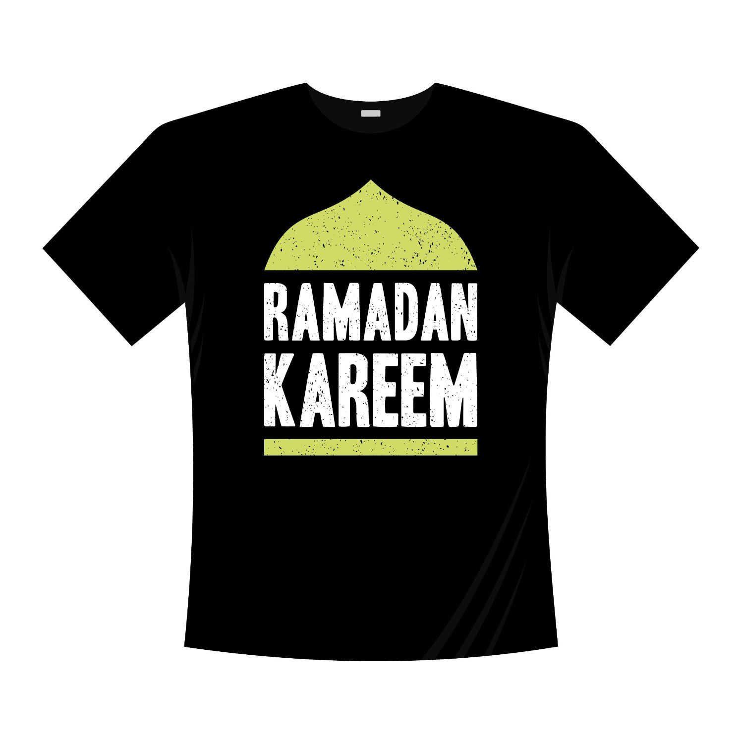 ramadan kareem typography printed t shirts