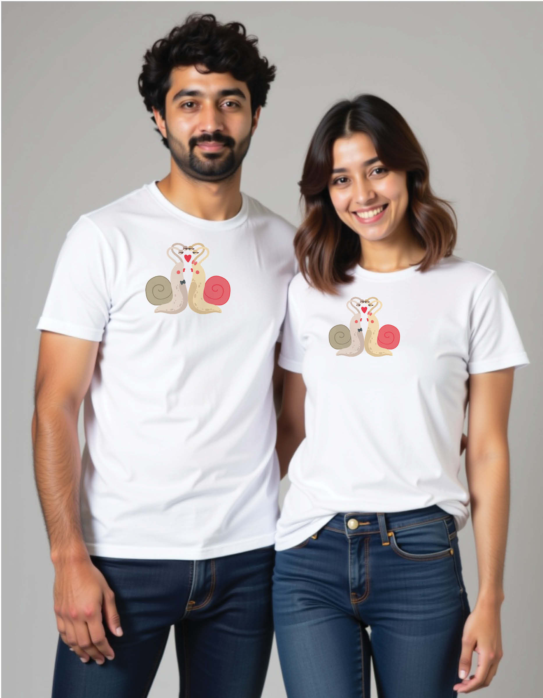 Gariahat Lovers – Matching Tees for Desi Babu & Mishti