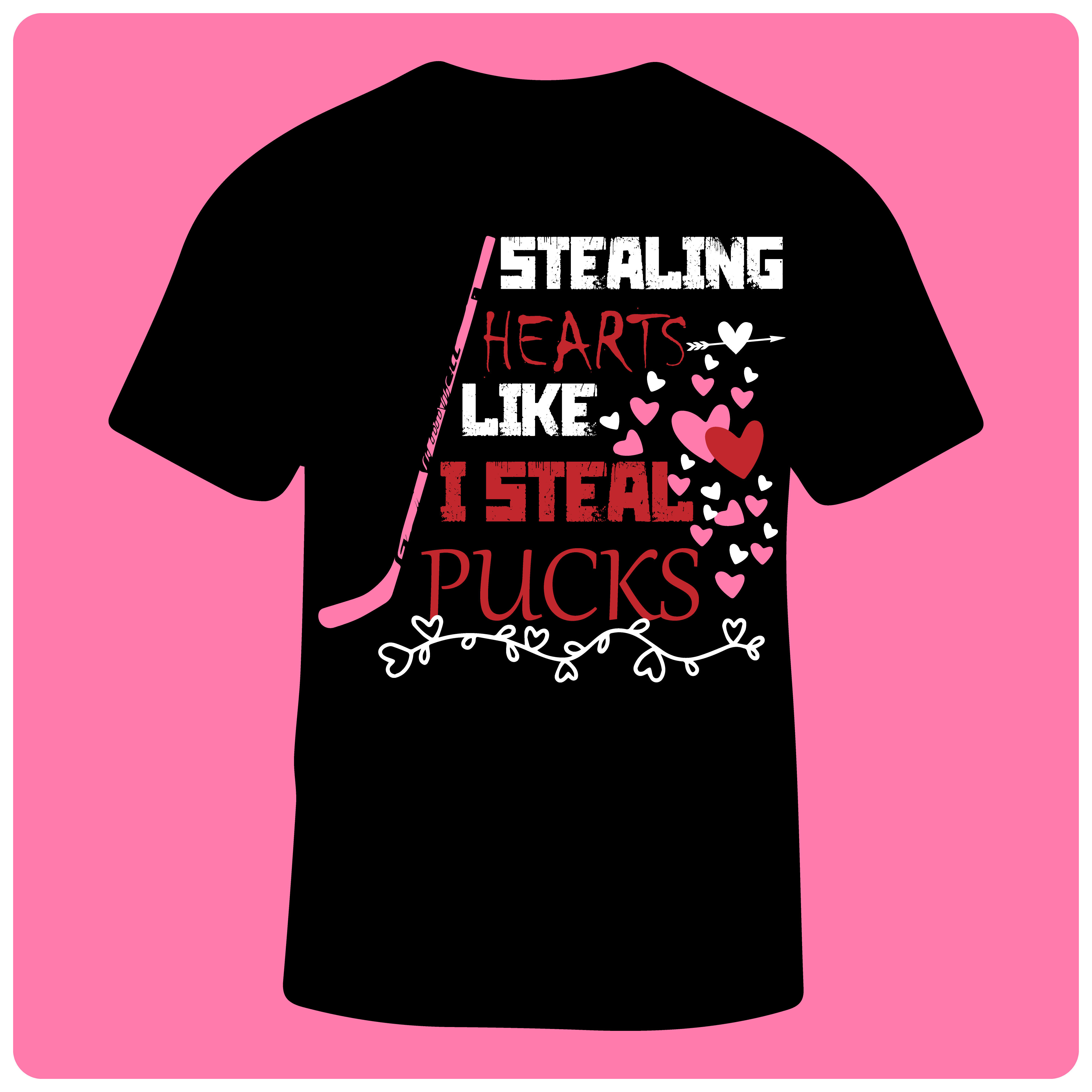 stealing heart like i steal picks typography printed t shirts