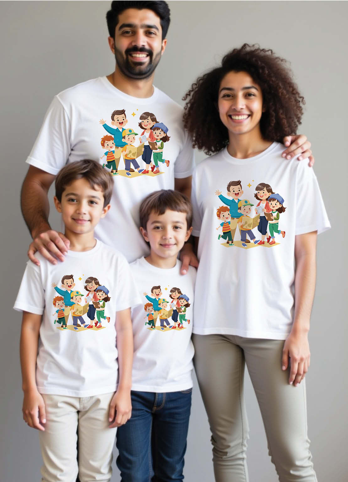 Jaipur Spirit Family Matching T-Shirts – Celebrate Royalty with Stunning Prints