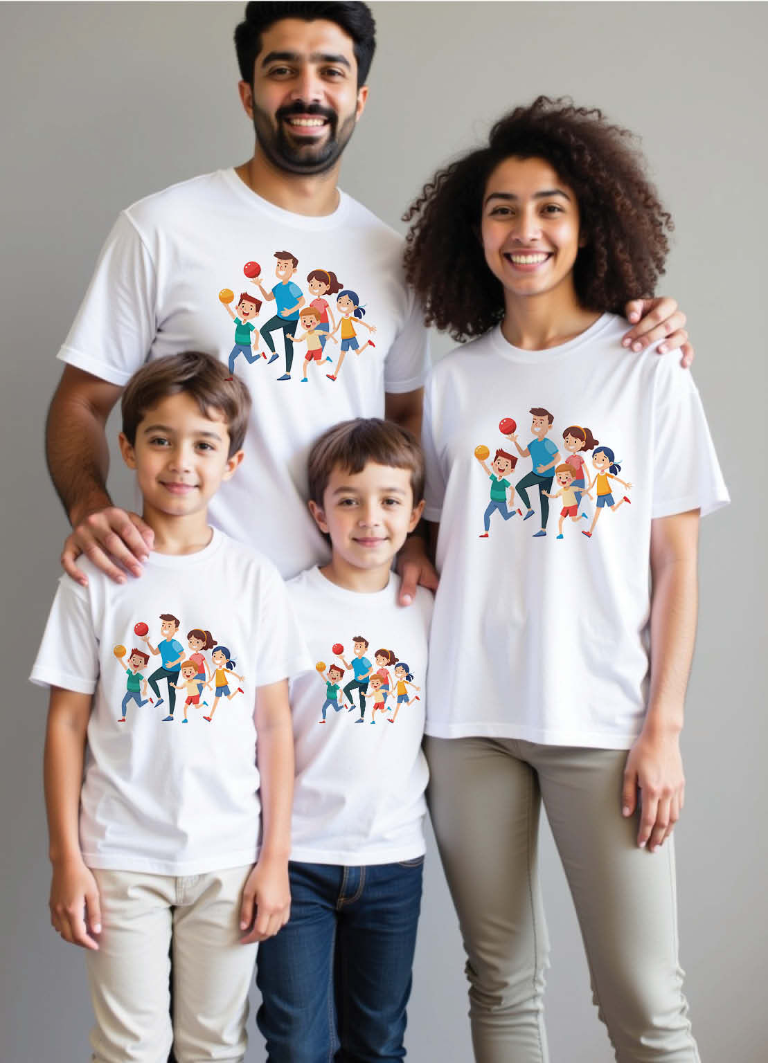 Bangalore HSR Layout Family Matching Tees – Sleek & Modern for Parents & Kids