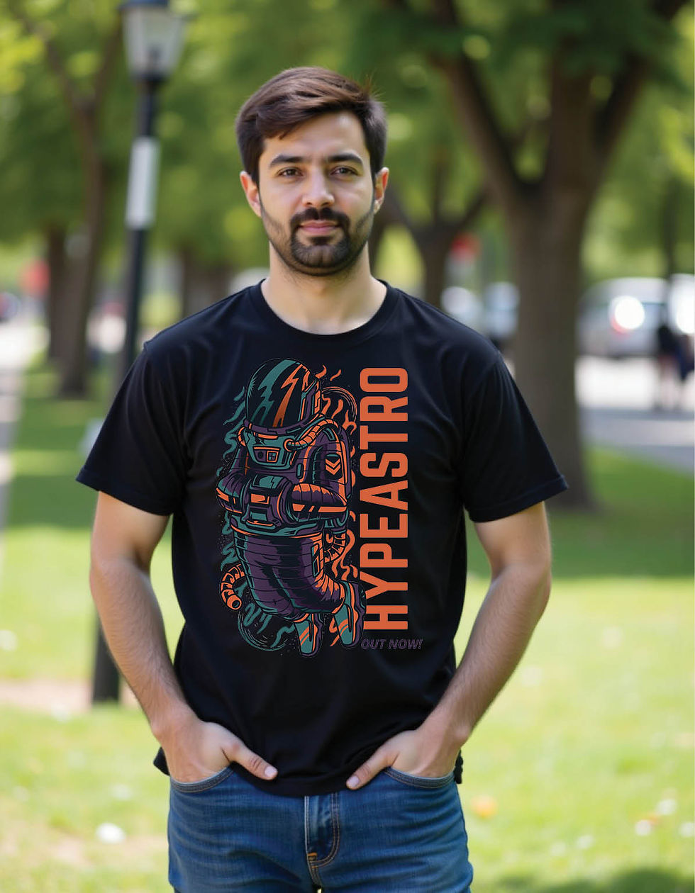 Thumbnail: Iron Dust Classic Streetwear Tee with Industrial Dust Print
