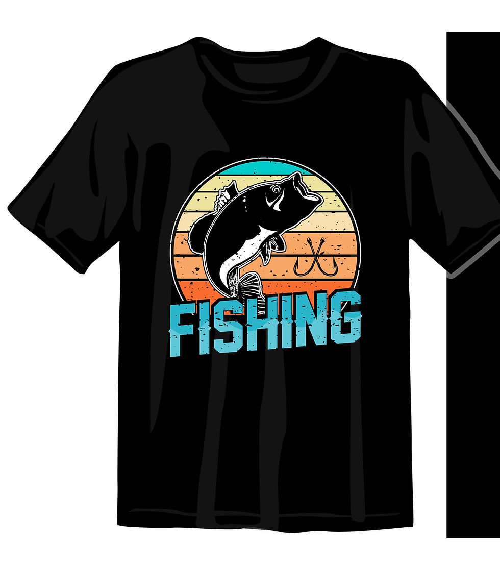 Thumbnail: summer vintage t shirt vector surfing t shirt fishing t shirt