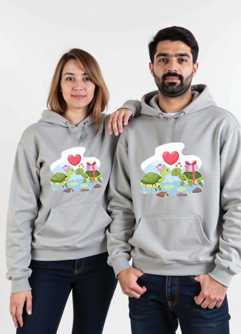 Thumbnail: Loving You is the Easiest Thing I’ve Ever Done” Printed Hoodie for Peaceful Love