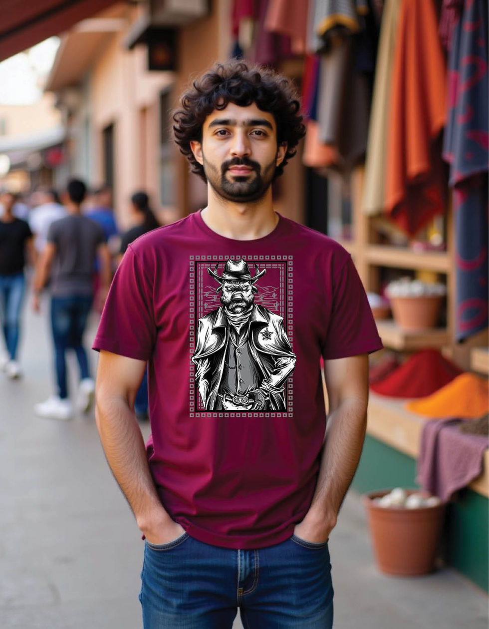 Chrome Dust Regular Streetwear Shirt with Metallic Dust Print