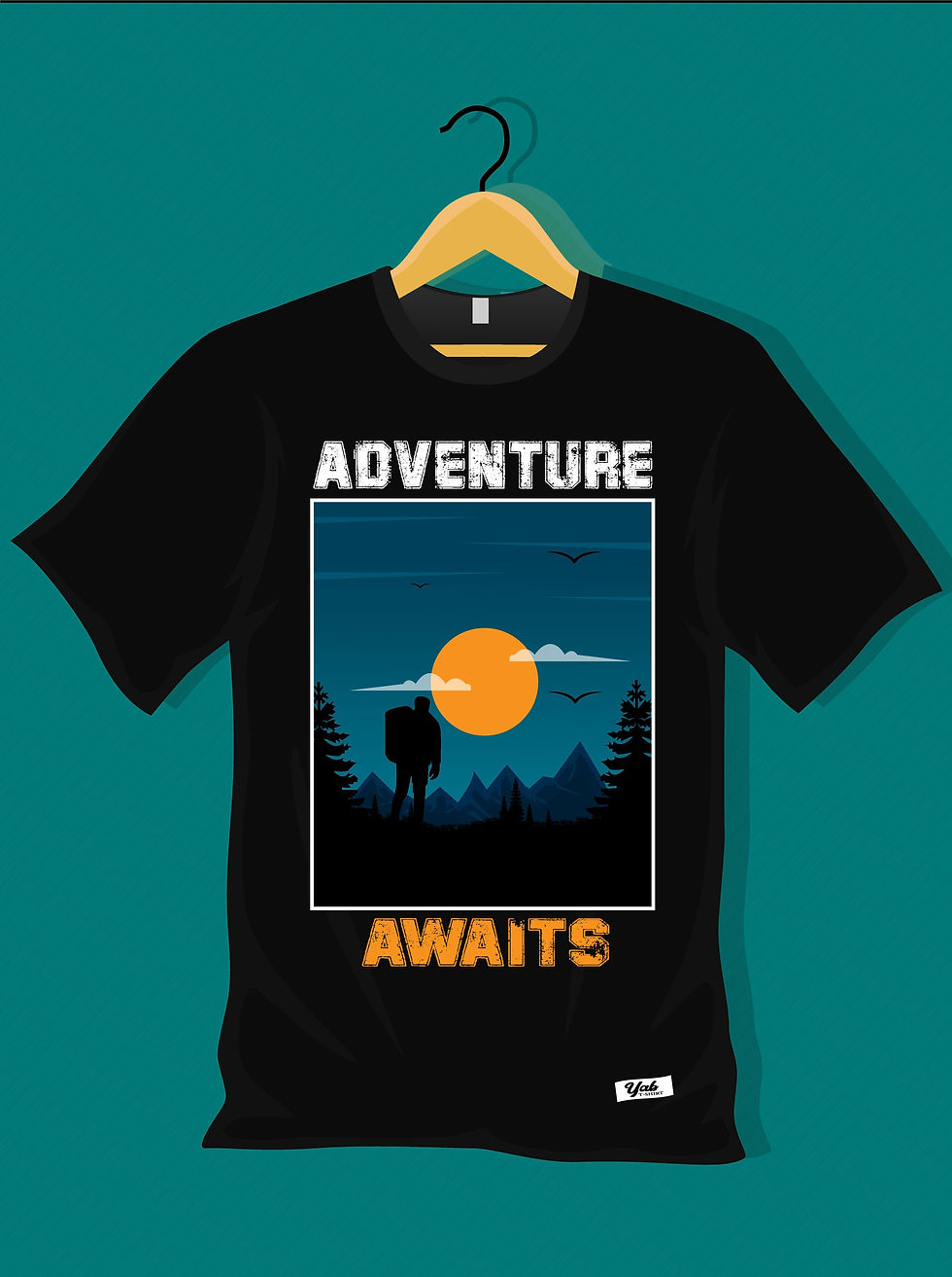 adventure awaits graphic t shirt