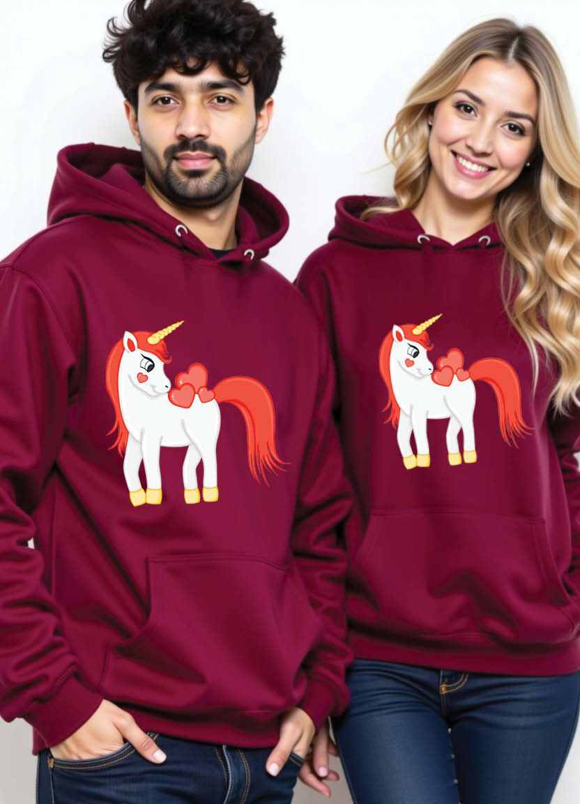 Thumbnail: Let’s Make Memories Matching Couple Hoodies – Adventure Inspired Love Pair