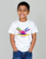 A Celebration of Colors – Varanasi’s Holi in Kids’ Printed T-Shirts