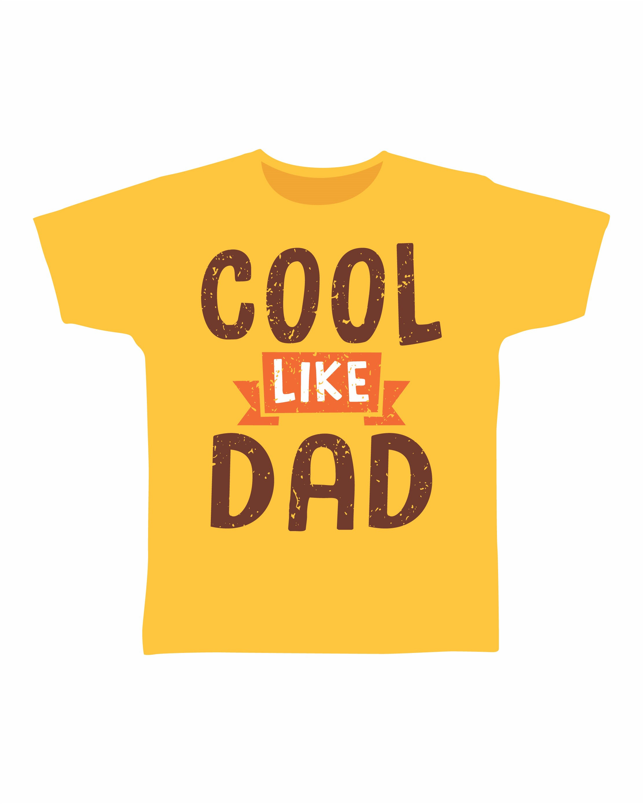 cool like dad typography t shirts