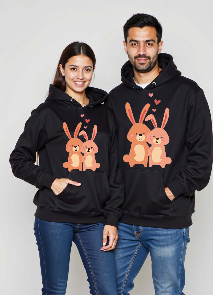 Thumbnail: Forever Isn’t Long Enough With You” – Infinity-Themed Matching Couple Hoodie