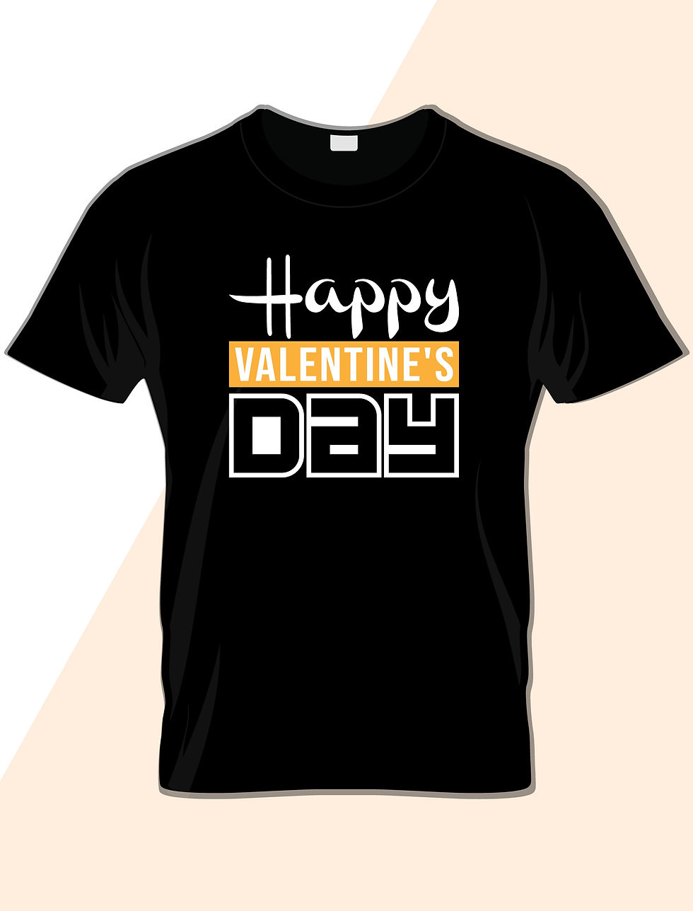 Thumbnail: happy valentine s day typography t shirt  (3)