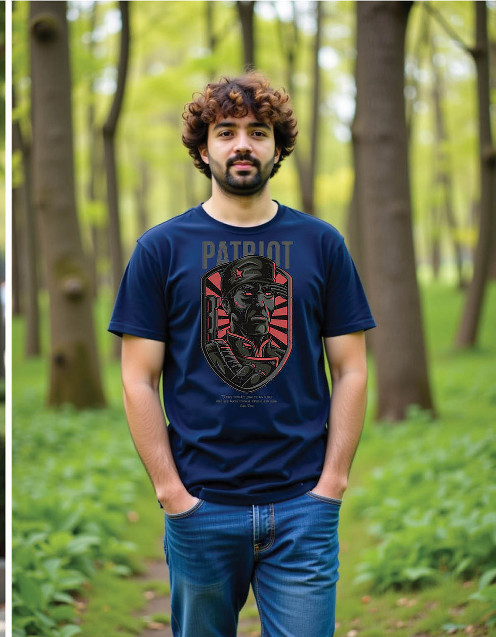 Thumbnail: Razor Road Standard Fit Tee with Sharp Path Graphic Design