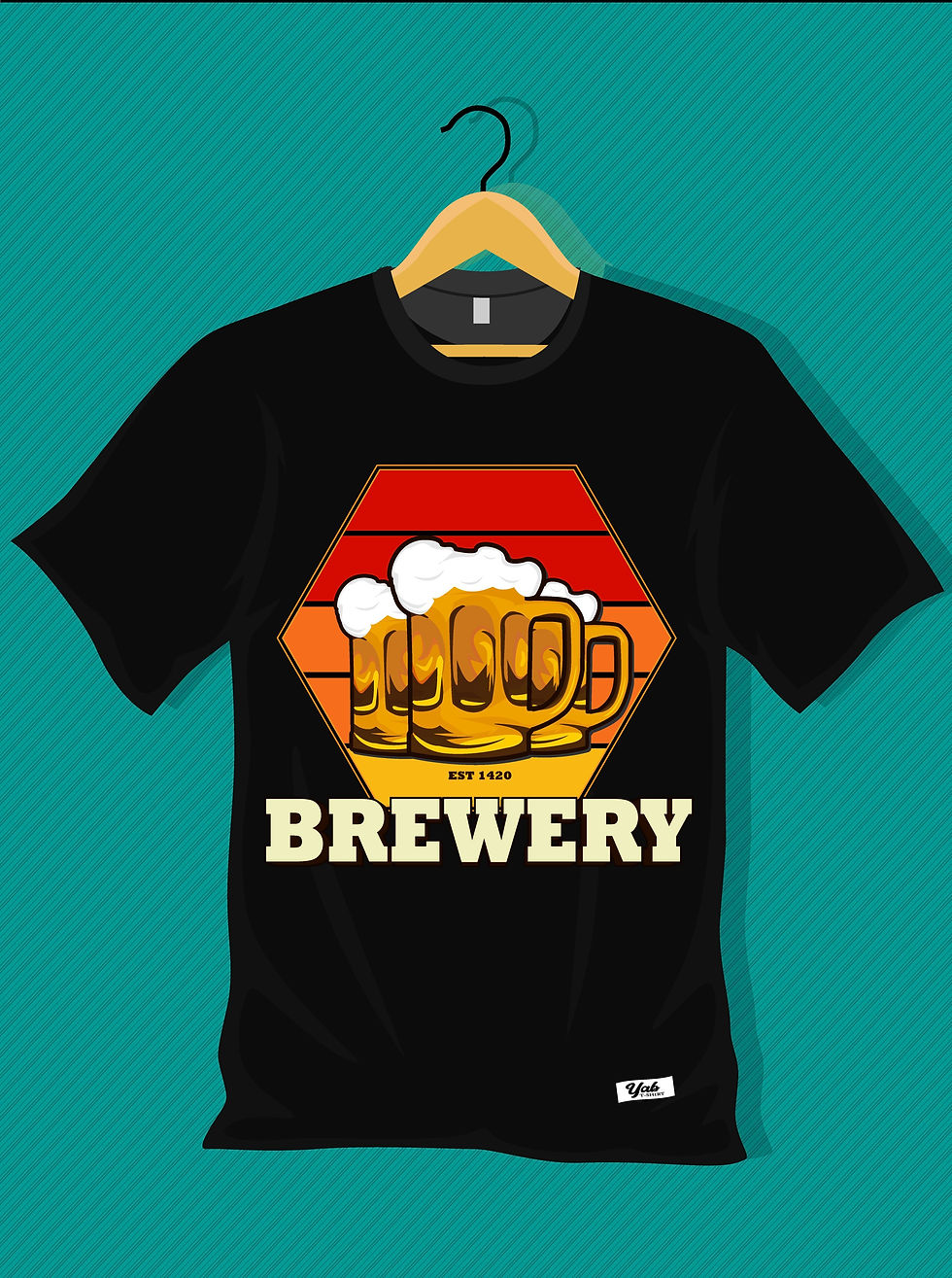 est 1420 brewery vintage graphic t shirt