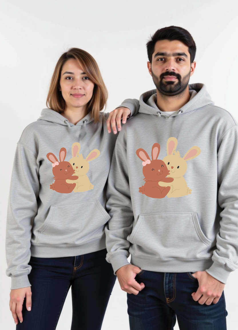 Thumbnail: Every Moment With You is Magic Hoodie Set – Cute Sentimental Couple Design