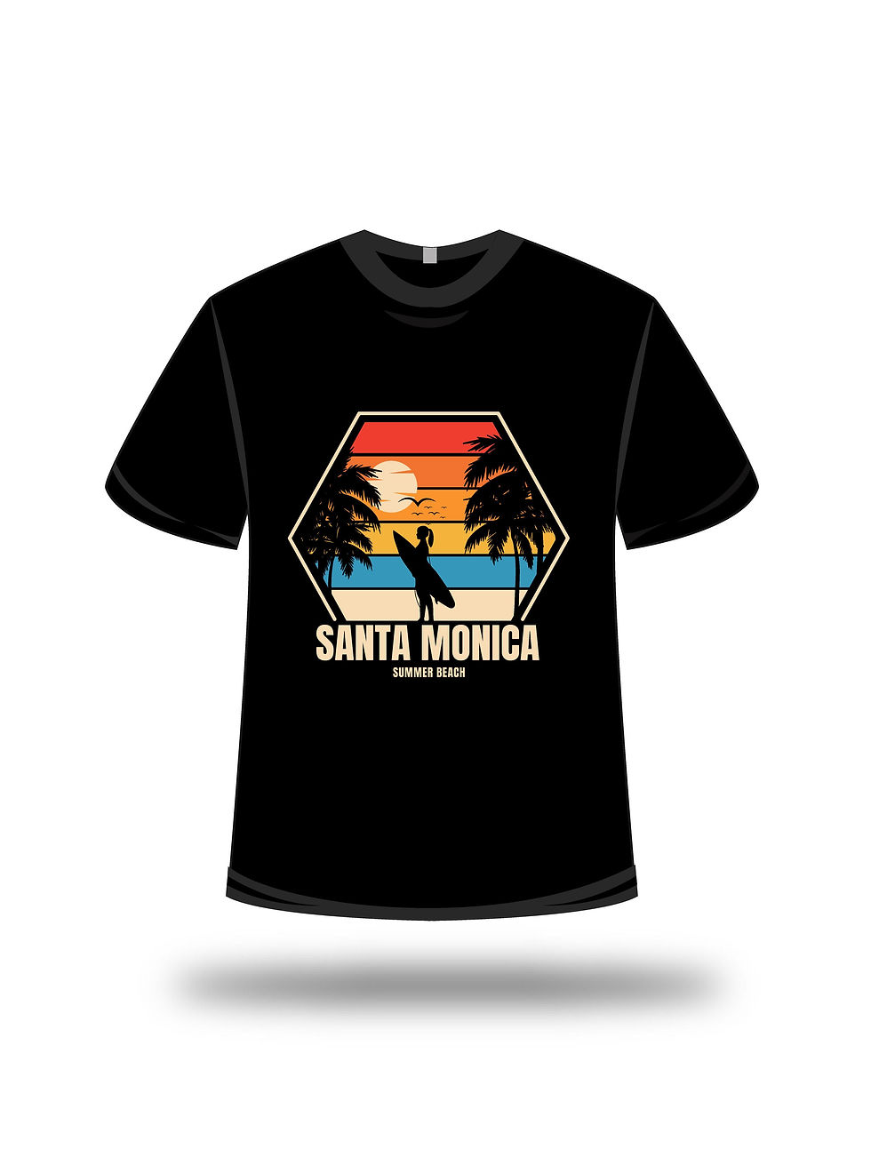 Thumbnail: summer vibes merchandise typography t shirt summer time silhouette t shirt