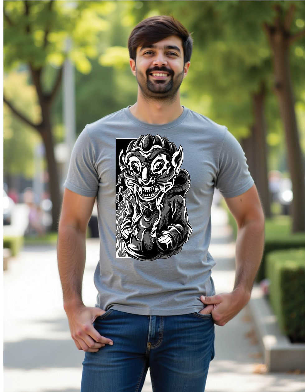 Thumbnail: Asphalt Wave Classic Tee with Urban Tide Graphic Design Ink