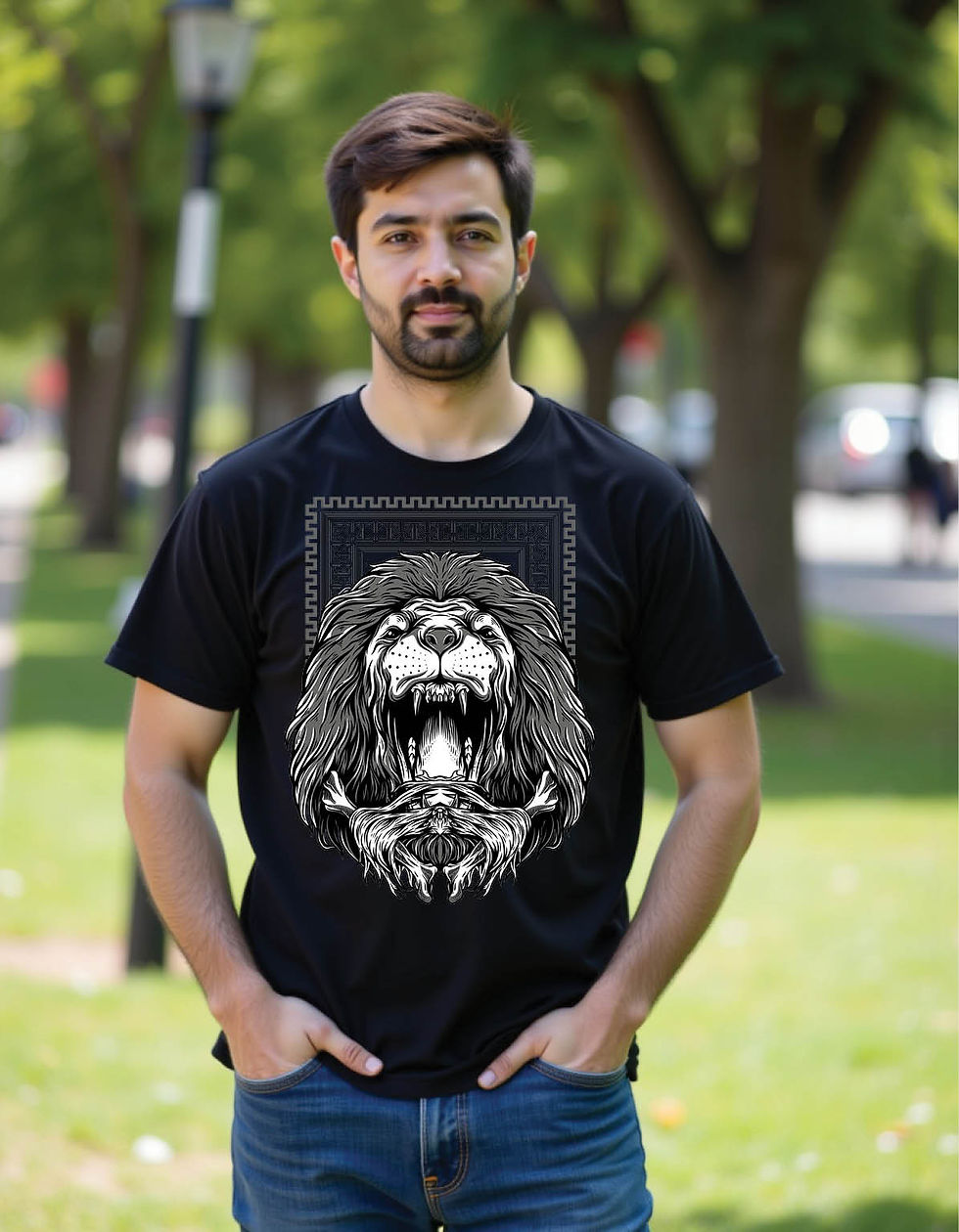 Thumbnail: Haze Flux Standard Fit Tee with Smoky Flow Graphic in Color