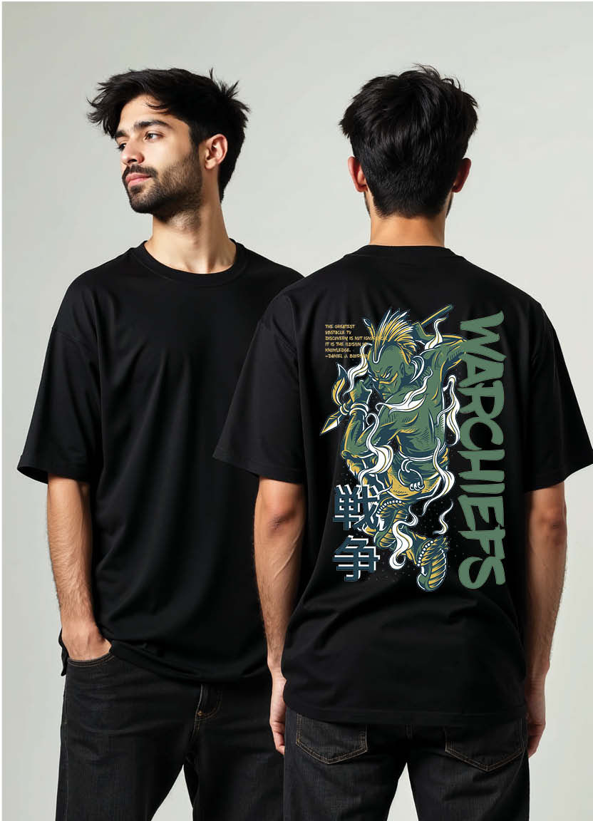 Be Bold Oversized T-Shirt with Motivational Quote and Urban Style Design