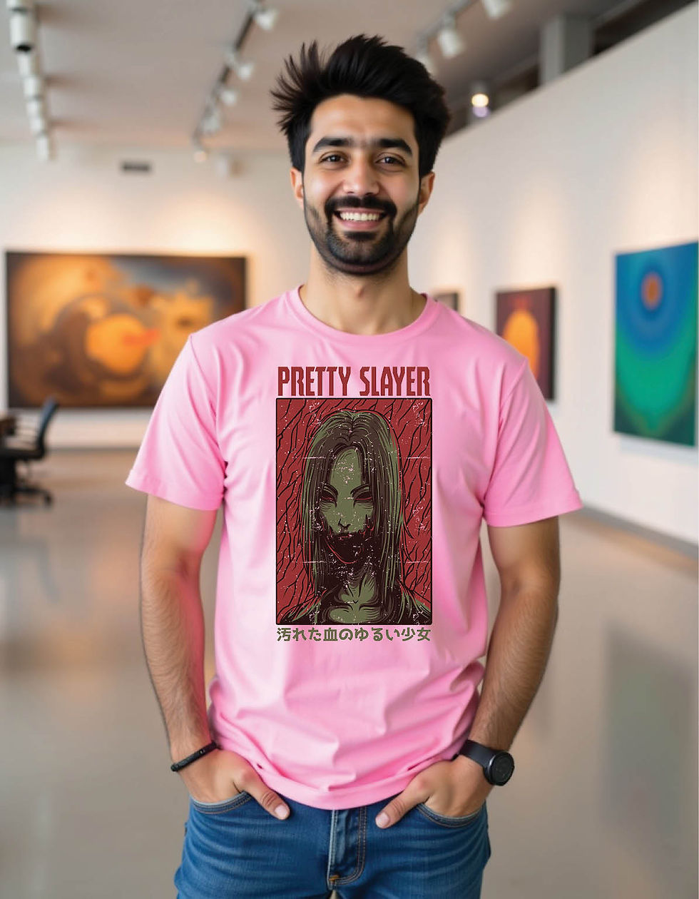 Phantom Rift Standard Fit Tee with Spectral Crack Graphic Ink