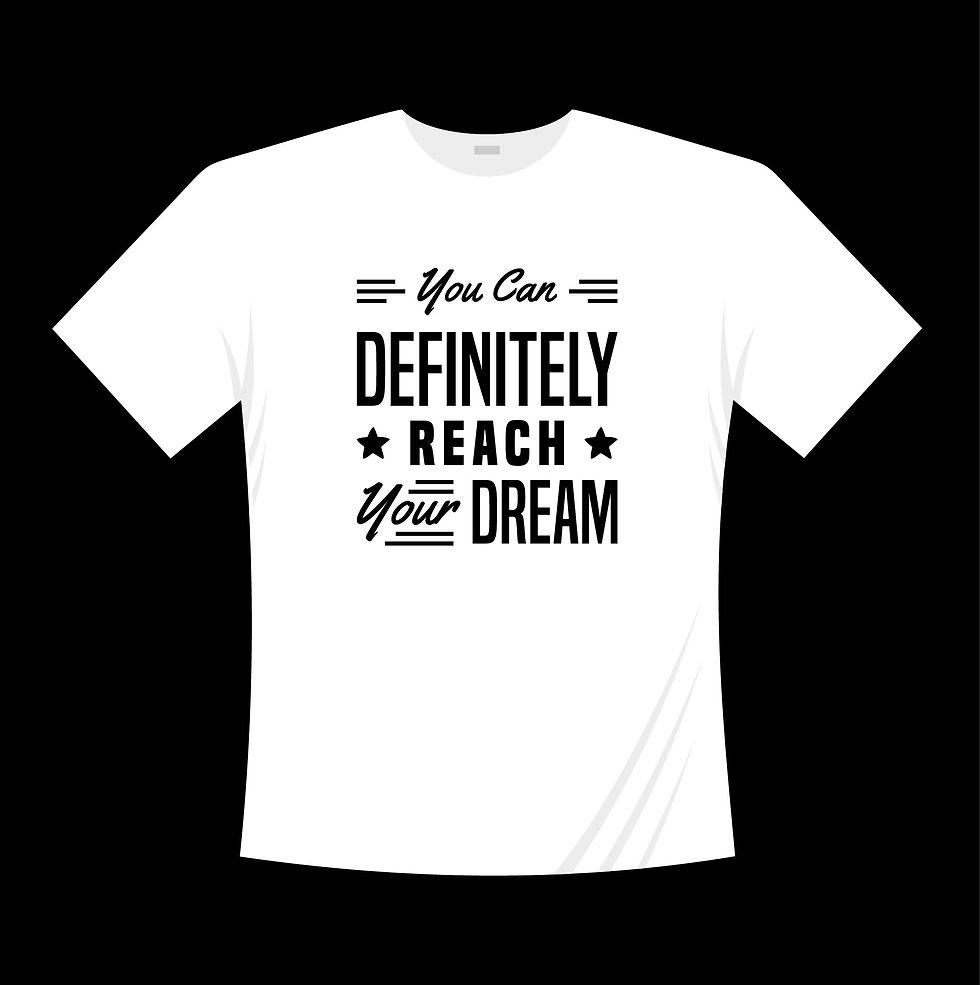 Thumbnail: dont afraid take big risk motivational lettering typography t shirt